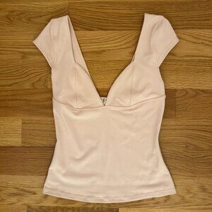Free People Intimately Duo Corset Cami Rosie Pink Size Small
